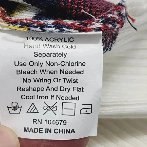 Lite Men's Sweater Size XL Holiday Light All Over Print Crewneck Pullover - Picture 4 of 8